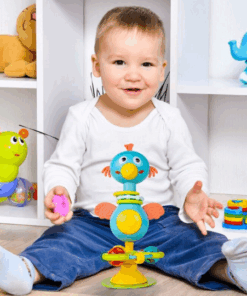 Jucarie bebelusi Ventuza si jucarie zornaitoare18 luni Pasare 07.png