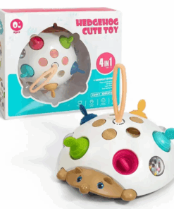 Jucarie senzoriala si motrica Arici cu spinner 0 luni 02.png