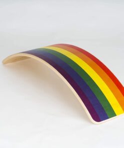 Placa de echilibru pentru copii din lemn Curcubeu 05.jpg