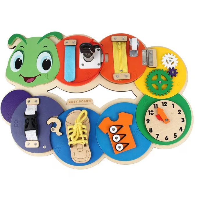 Placa senzoriala cu activitati Montessori Viata Practica 3 ani 001.png