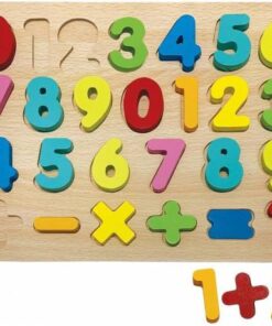 Puzzle incastru 3D din lemn cu cifre numere si matematica.jpg