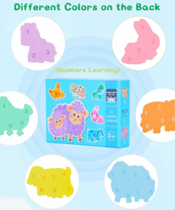 Set 6 Puzzle din carton cu 6 Animale 3 ani 02.png