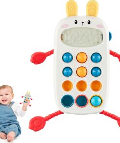 Telefon bebelusi cu sunete si joc dentitie Iepuras 18 luni 01.jpg