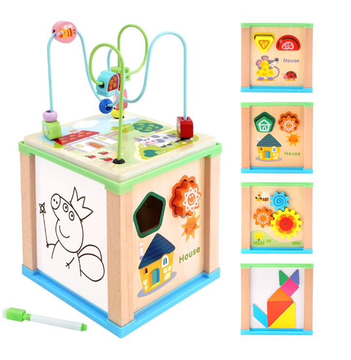 Cub Educativ Montessori din lemn cu 5 in 1 activitati 3 ani 06.png