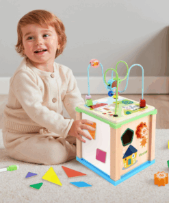 Cub Educativ Montessori din lemn cu 5 in 1 activitati 3 ani 07.png