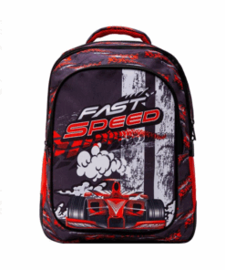 Ghiozdan baieti cu 2 compartimente Fast Speed 01.png