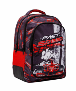 Ghiozdan baieti cu 2 compartimente Fast Speed 02.png