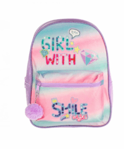 Ghiozdan cu 2 compartimente Multicolor Holografic 01.png