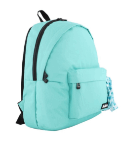 Ghiozdan scolar fete cu 2 compartimente Turcoaz 02.png
