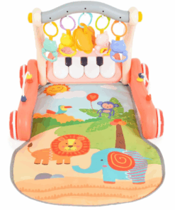 Joc 2 in 1 Antepremergator si saltea de joaca 0 luni Roz 01.png