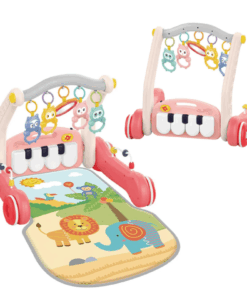 Joc 2 in 1 Antepremergator si saltea de joaca 0 luni Roz 02.png