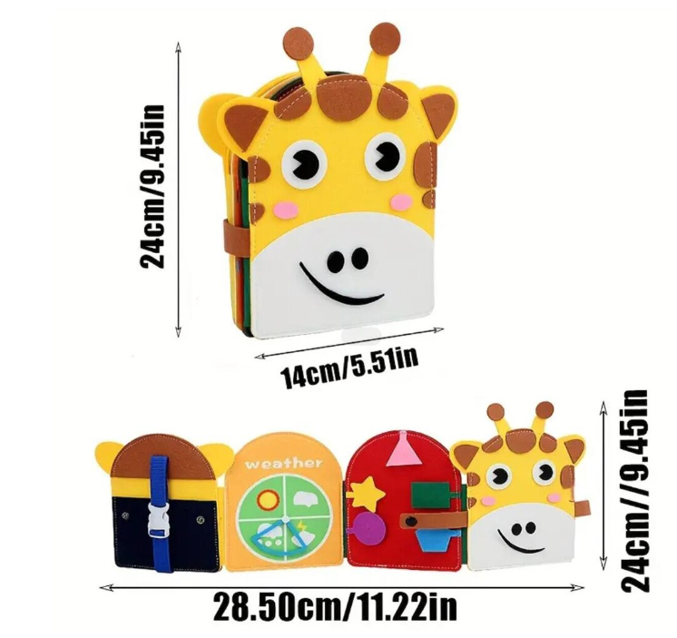 Joc de tip Montessori Carte senzoriala din fetru Busy Bord 3 ani 01.png