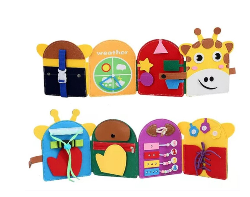 Joc de tip Montessori Carte senzoriala din fetru Busy Bord 3 ani 02.png