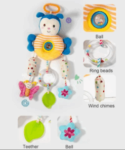 Jucarie bebe pentru pat si carut 0 luni Albastru 01.png