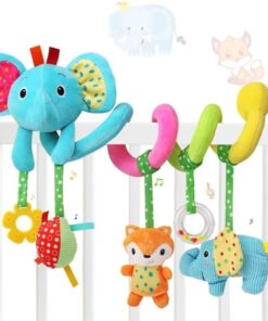 Jucarie bebe pentru pat si carut 0 luni Elefant 01.jpg