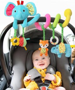 Jucarie bebe pentru pat si carut 0 luni Elefant 02.jpg