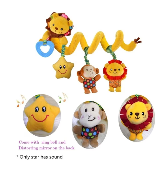 Jucarie bebe pentru pat si carut 0 luni Leu 05.png