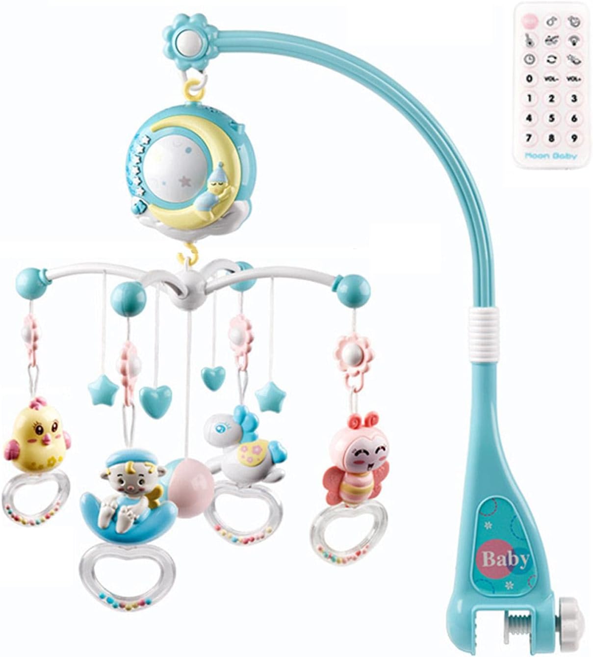 Jucarie bebe pentru patut 0 luni Carusel muzical 01.jpg