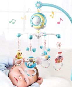 Jucarie bebe pentru patut 0 luni Carusel muzical 04.jpg