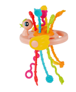 Jucarie de dentitie si senzoriala Ratusca roz 6 luni 01.png