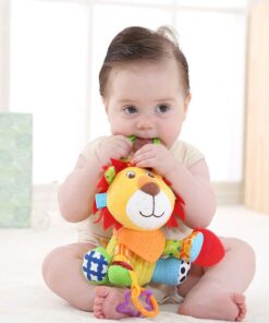 Jucarie dentitie si senzoriala pentru bebelusi Leu 6 luni 02.jpg