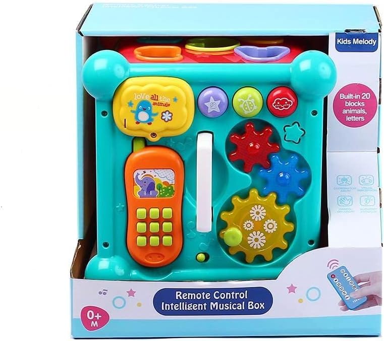 Jucarie interactiva bebelusi cu telecomanda Cub Activitati 0 luni 01.jpg