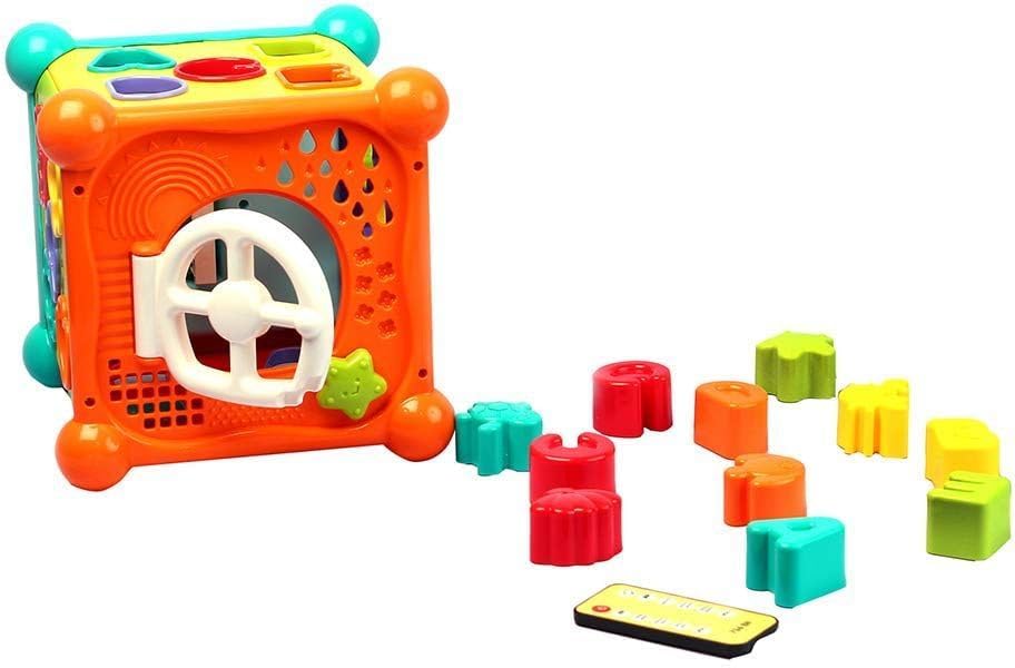 Jucarie interactiva bebelusi cu telecomanda Cub Activitati 0 luni 04.jpg