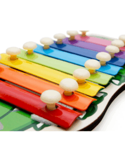 Jucarie muzicala Xilofon din lemn 8 note muzicale 02.png