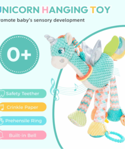 Jucarie senzoriala dentitie Unicorn roz 0 luni 05.png