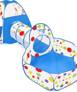 Loc de joaca pentru copii cu tunel si cort 310x114 cm 01.jpg