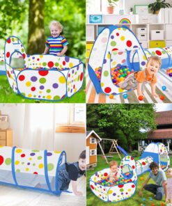 Loc de joaca pentru copii cu tunel si cort 310x114 cm 05.jpg