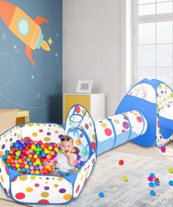 Loc de joaca pentru copii cu tunel si cort 310x114 cm 06.jpg