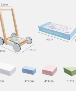 Carucior din lemn cu 20 cuburi de constructie 3 ani 01.png