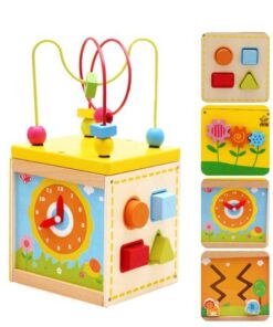 Cub Educativ Montessori din lemn cu 5 in 1 activitati 05.jpeg