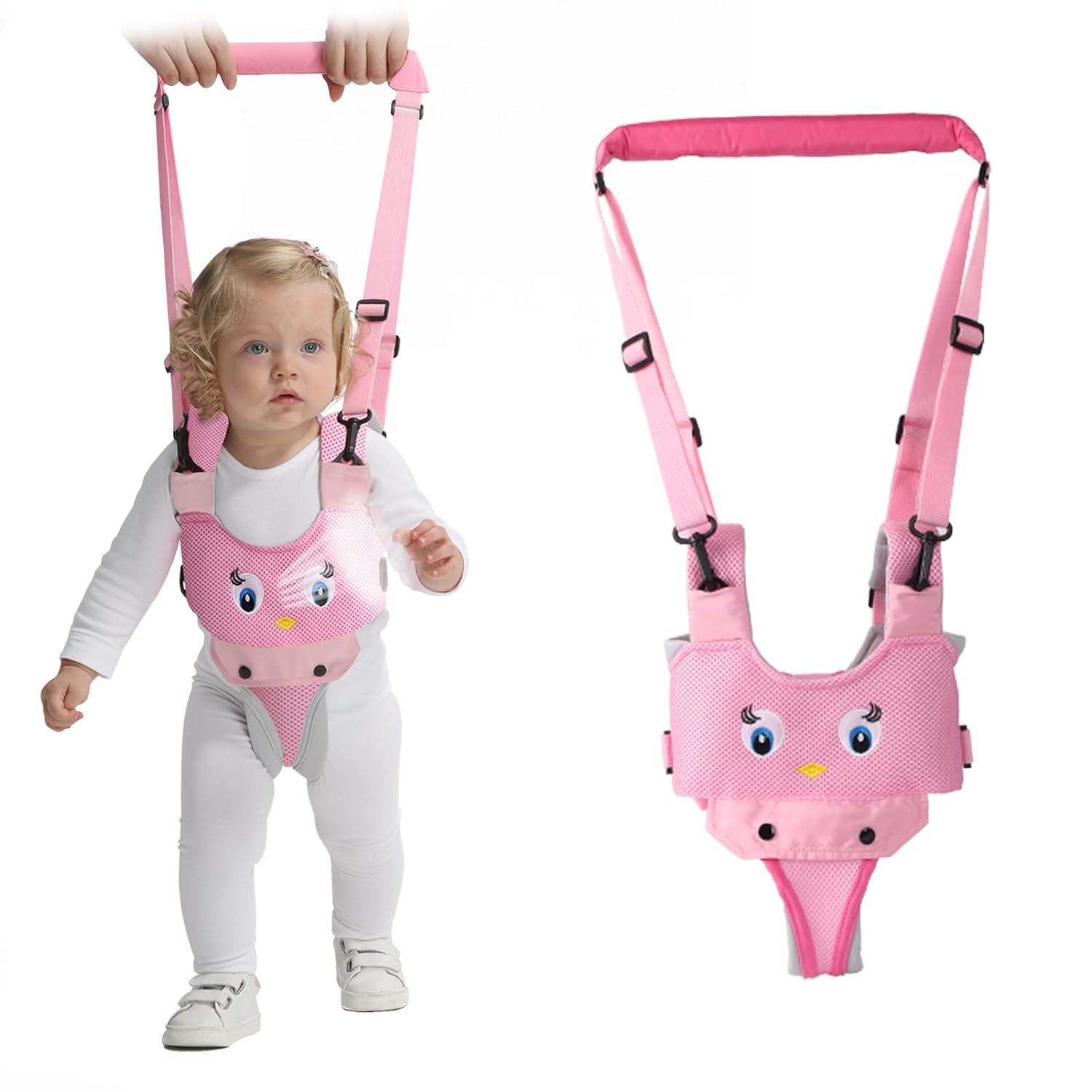 Ham premergator bebe bumbac 2 in 1 adjustabil 8 18 luni roz 01.jpg