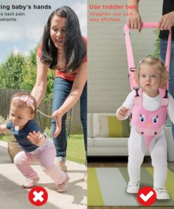 Ham premergator bebe bumbac 2 in 1 adjustabil 8 18 luni roz 05.jpg