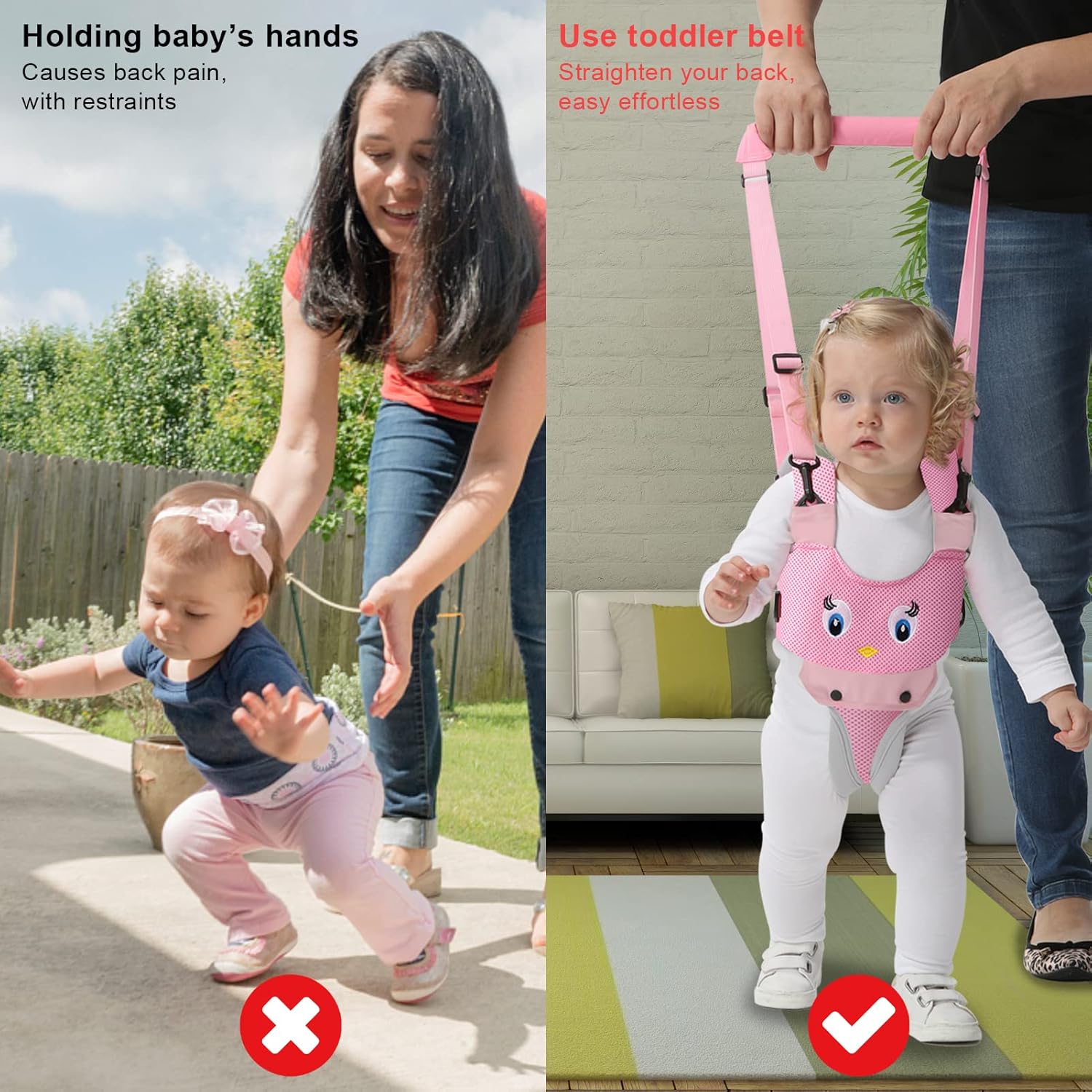 Ham premergator bebe bumbac 2 in 1 adjustabil 8 18 luni roz 05.jpg