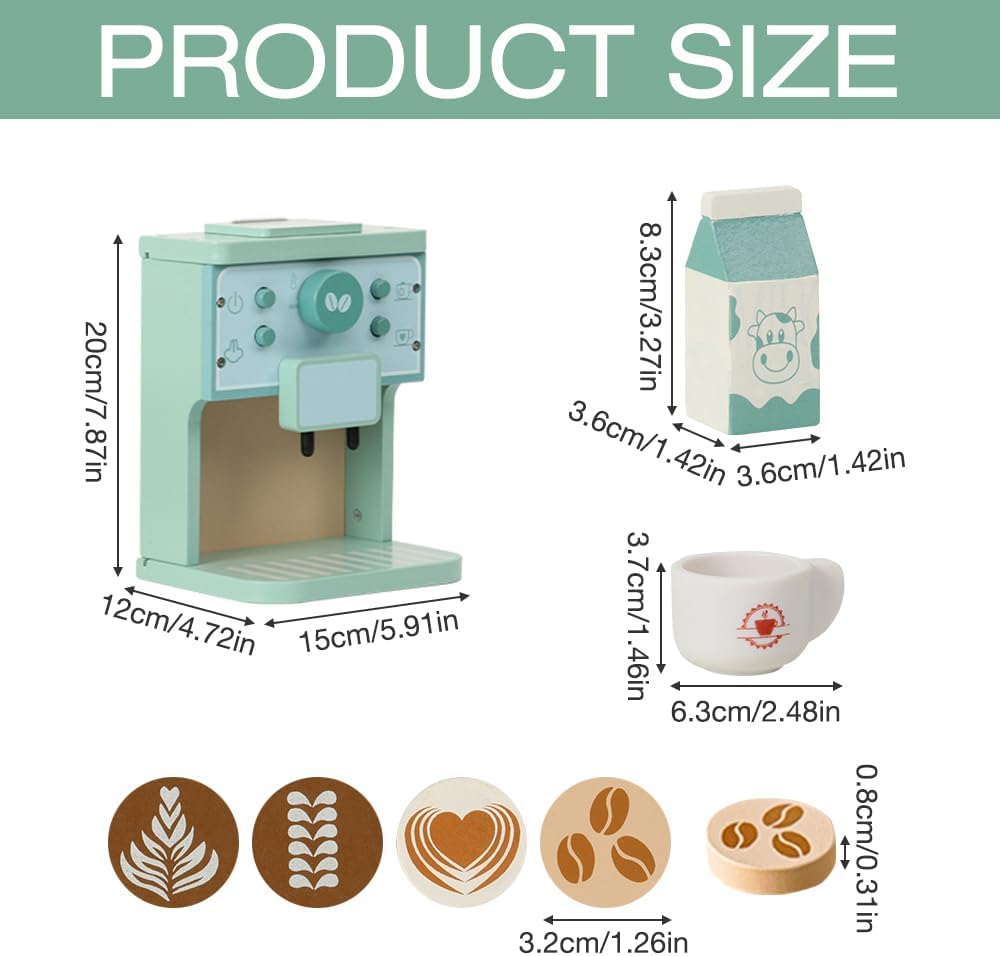 Joc de rol Aparat de cafea si cana din lemn pentru copii 3 ani 02.jpg