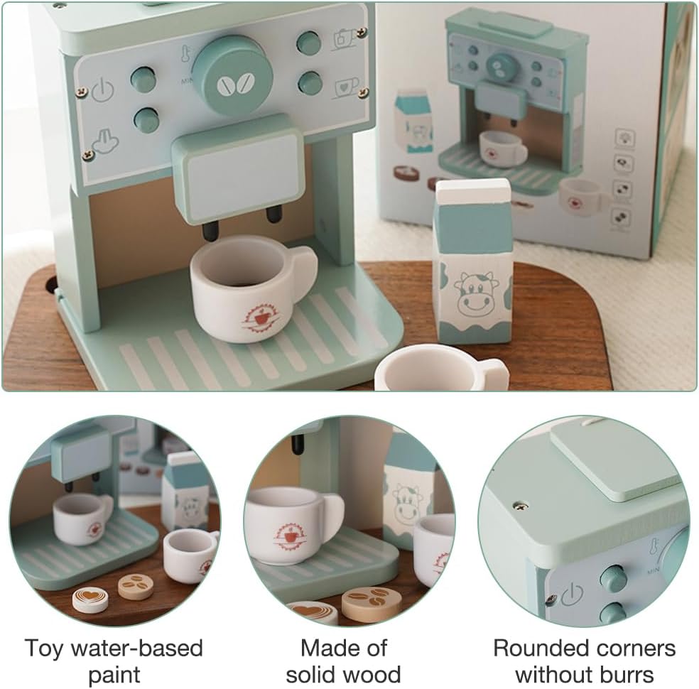 Joc de rol Aparat de cafea si cana din lemn pentru copii 3 ani 03.jpg
