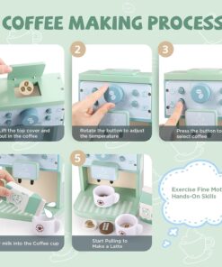 Joc de rol Aparat de cafea si cana din lemn pentru copii 3 ani 11.jpg