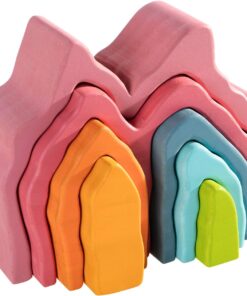 Joc de tip Montessori Corali 7 piese 20 cm 01.jpg