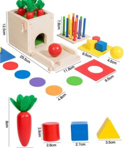 Joc din lemn de tip Montessori Set cilindri colorati 04.jpg
