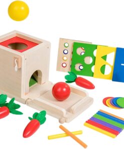 Joc din lemn de tip Montessori Set cilindri colorati 05.jpg