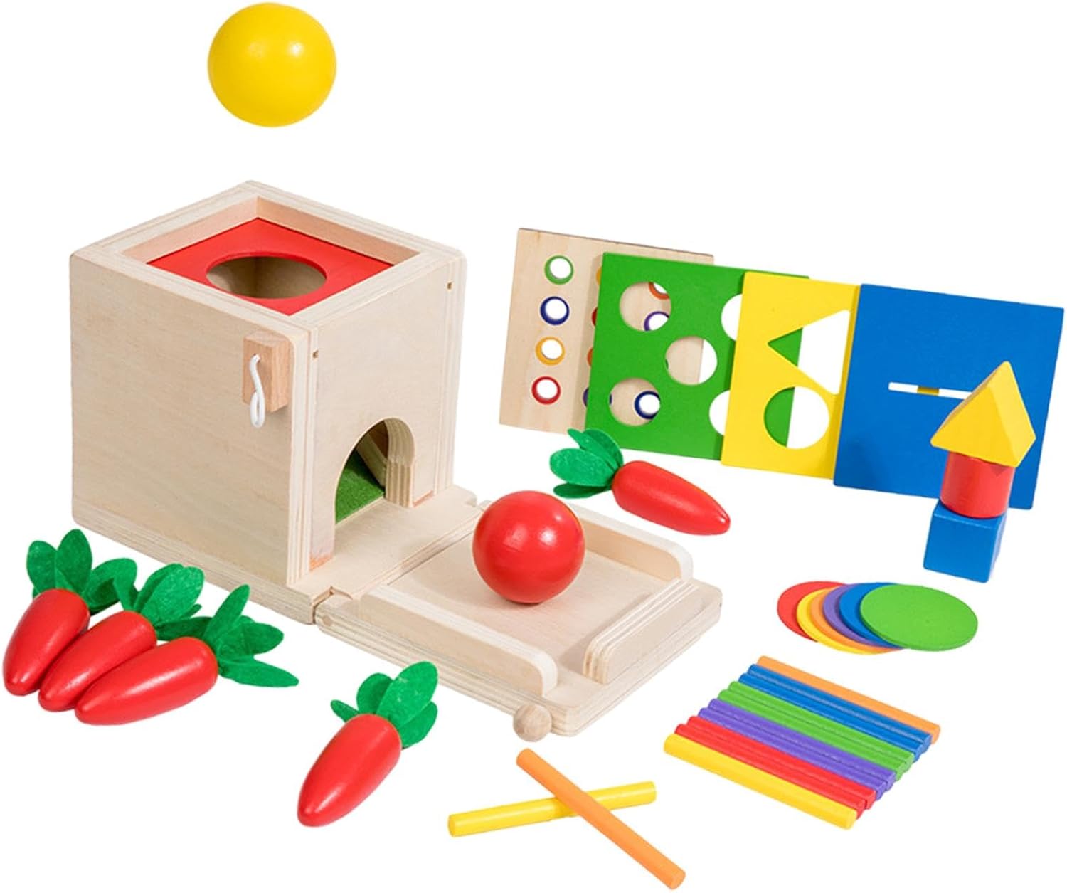 Joc din lemn de tip Montessori Set cilindri colorati 05.jpg