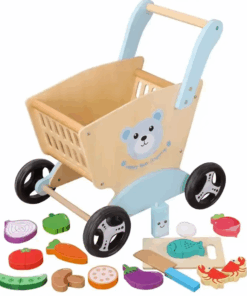 Jucarie Carucior de cumparaturi din lemn 44 cm 04.png