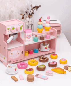Jucarie din lemn Mini Stand dulciuri si cafea 3 ani 01.png