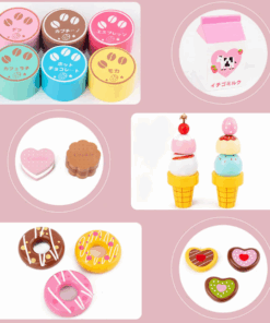 Jucarie din lemn Mini Stand dulciuri si cafea 3 ani 05.png