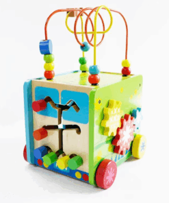 Jucarie educativa de tras din lemn Masinuta 01.png