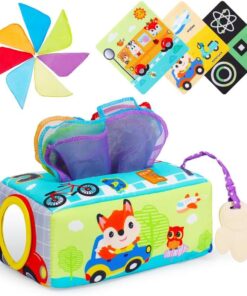 Jucarie senzoriala bebe Cutia cu batiste 0 luni 001.jpg