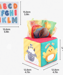 Jucarie senzoriala bebe Cutia cu batiste 0 luni 31.png